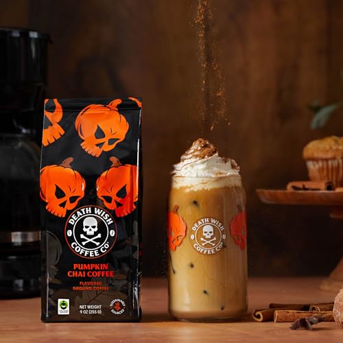 Image of Death Wish Coffee - Ground Pumpkin Coffee (18 Ounce)