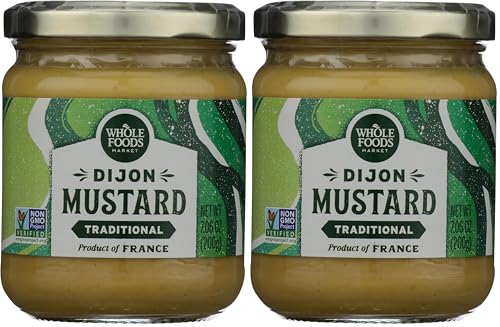 Image of Whole Foods Market Traditional Dijon Mustard, 7.06 oz (Pack of 2)