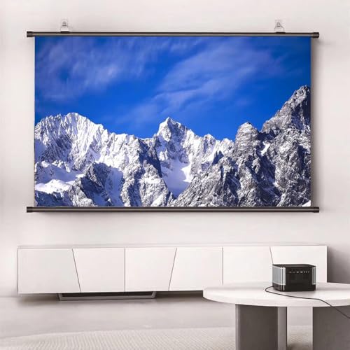 Pantalla manual retráctil 60in 16:9 para proyector miniatura 6