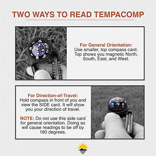 Sun-Company-TempaComp-Ball-Compass-and-Thermometer-Carabiner-Hiking-Backpacking-and-Camping-Accessory-Clip-On-to-Pack-Parka-or-Jacket