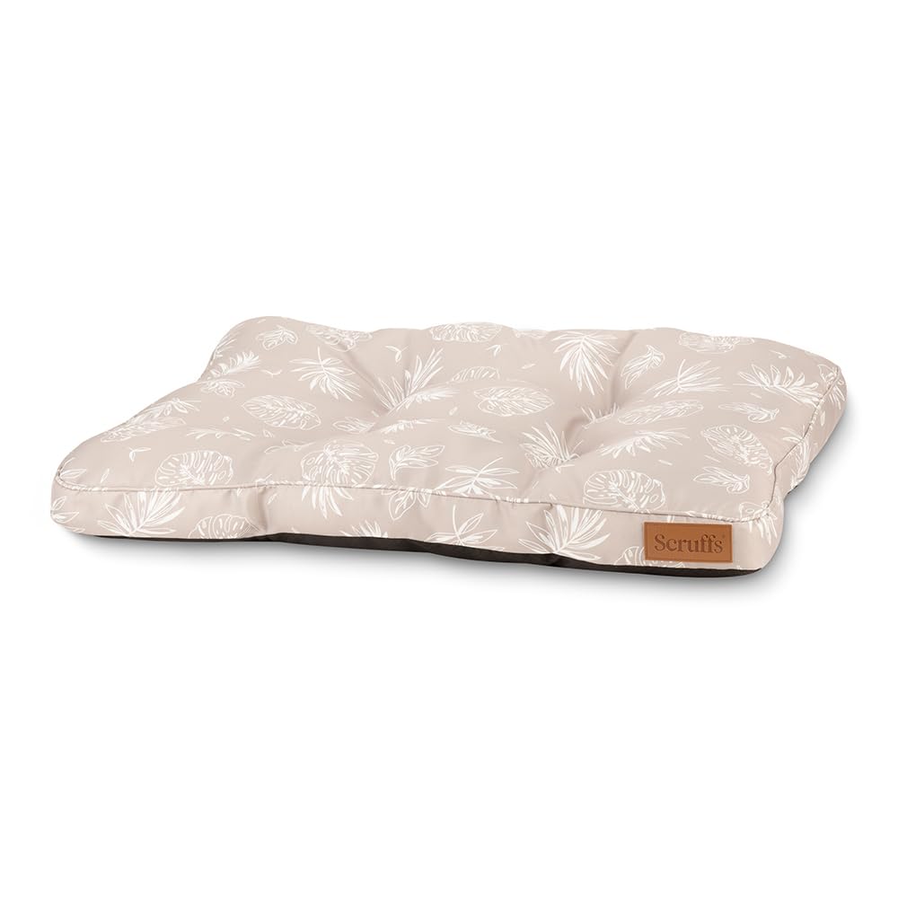 Scruffs Botanical Dog Mattress - Toupe Leaf