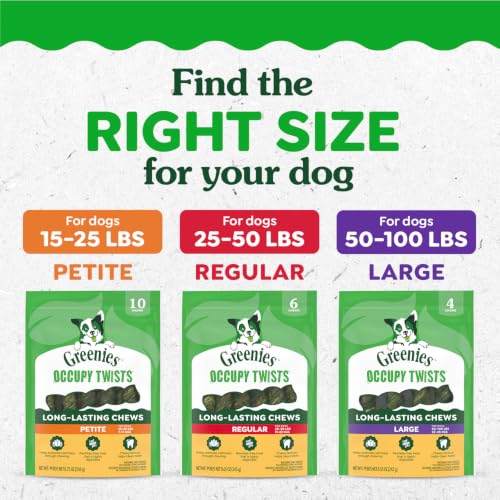 Greenies Occupy Twists Petite Breed Dog Treats, Chicken Flavor, 40 Count - image 9
