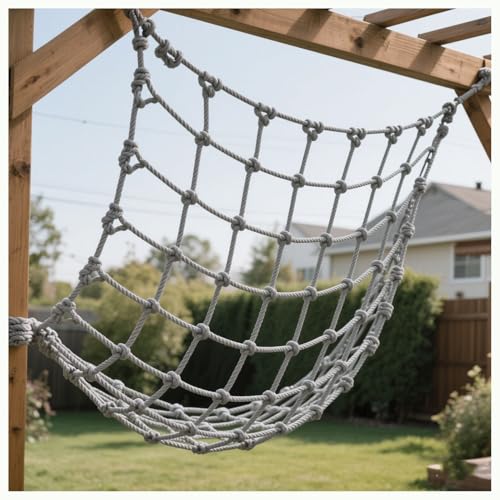 Filet d'escalade extérieur pour cabane dans les arbres et jeux d'enfants