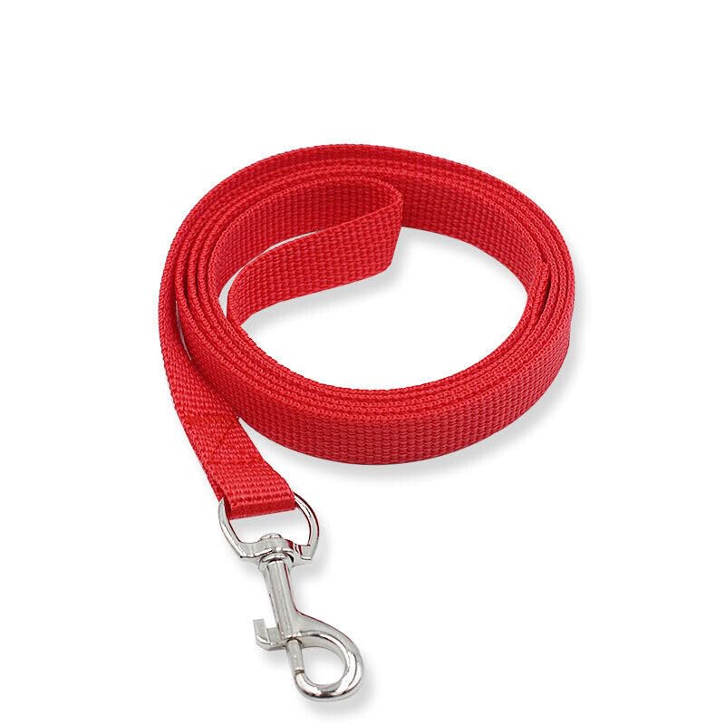 EliteKoopers 2.5 Meter Red Long Strong Dog Training Lead Leash Recall Line For Traininig Recall Tracking, Backyard etc.