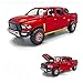 Modello di Auto in Lega di Alluminio 01:32 Simulation Model Car Lega per Dodge RAM-TRX-Pickup Metallo Model Car Audio e Tirare Luce Gifts Torna Childs Boy Toy Car (Colore : Rosso)
