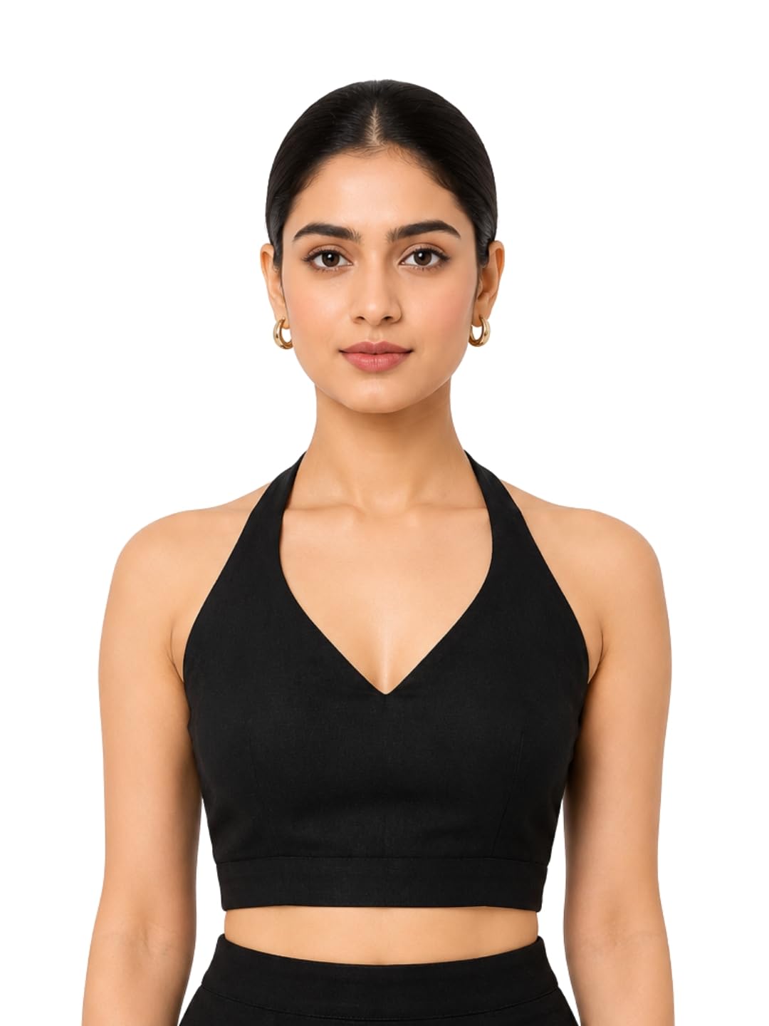 thevasa Women's Divine Halter Neck Blouse-picture-18