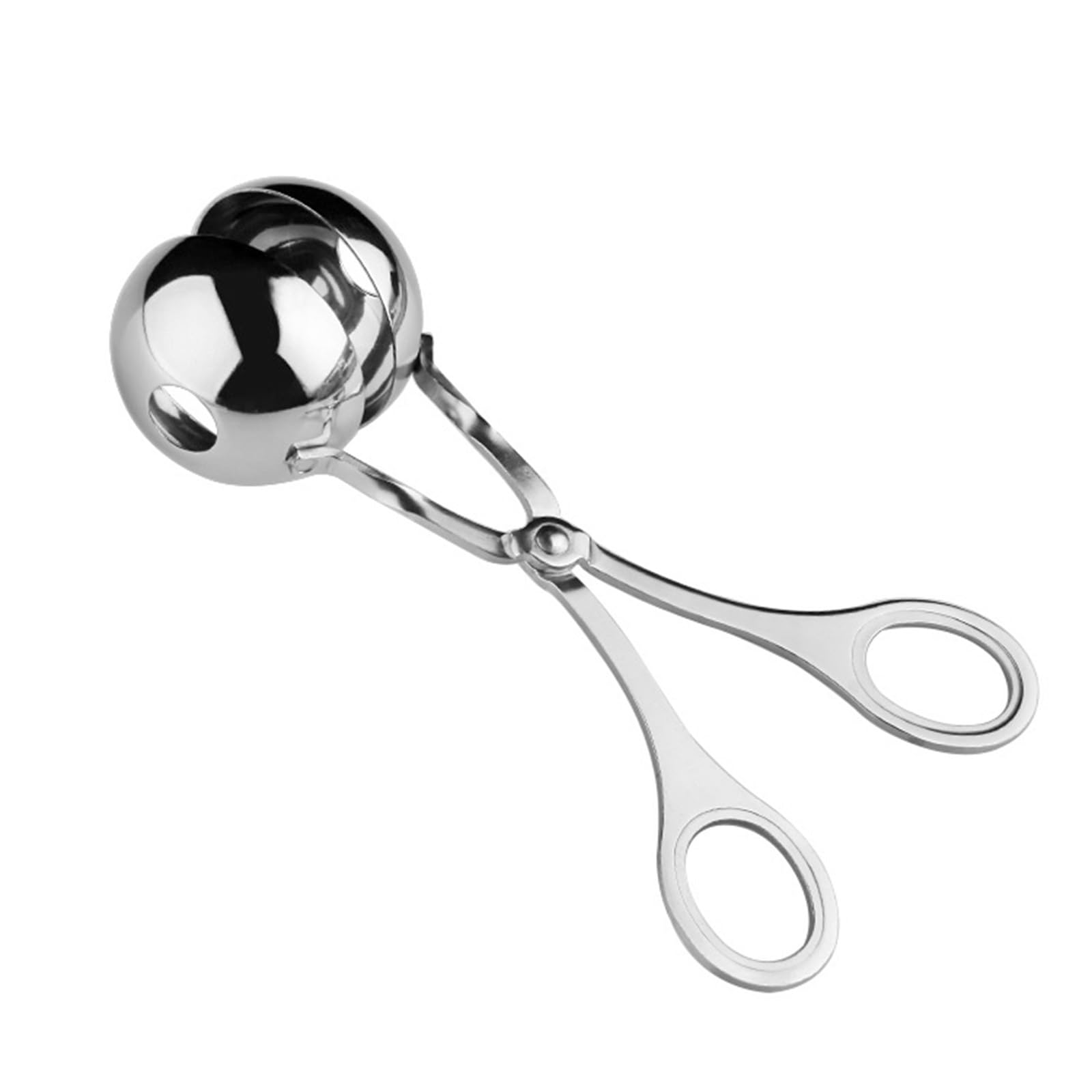 MICFENY 304 Stainless Steel Meatballs Maker Comfortable Grip Meat Ball Shaper Practical Kitchen Gadget for Cooking Enthusiasts