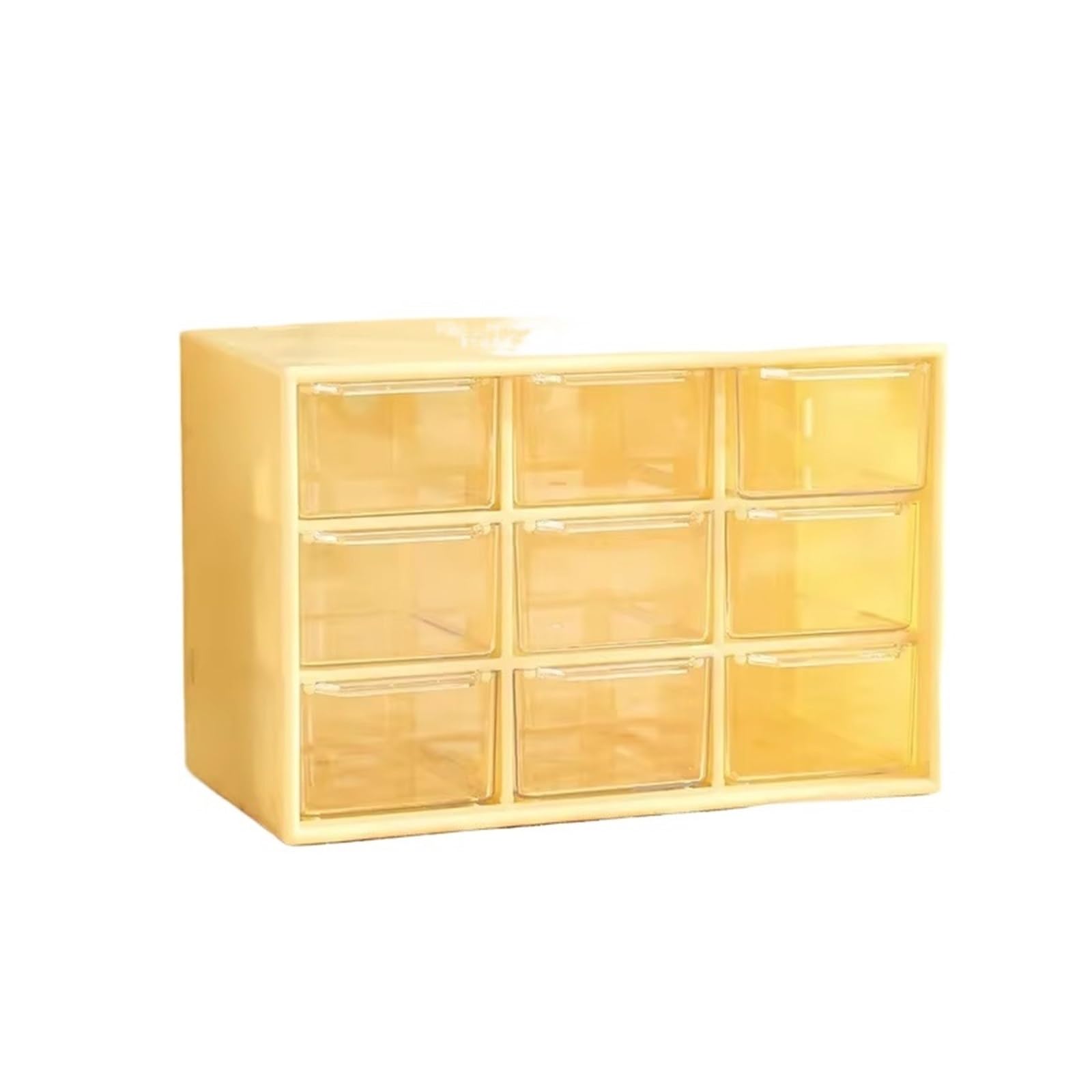 GMGQJST Compartment Storage Boxes Desktop 9 Grid Office Drawers Box Small Piece Organizer Transparent Partitioned Student Desk Wall-mounted Sundries Drawer(PURPLE)
