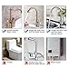 HOMEIDEAS 24-Inch Faucet Connector 3/8