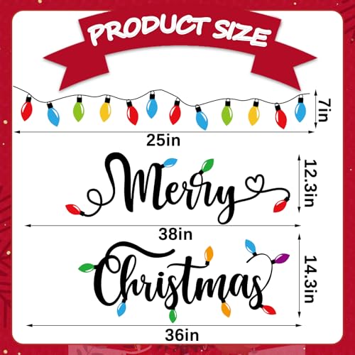 Imanes decorativos de Navidad para garaje 18 piezas miniatura 2