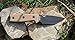 ESEE Knives 3P Fixed Blade Knife with Molded Polymer Sheath