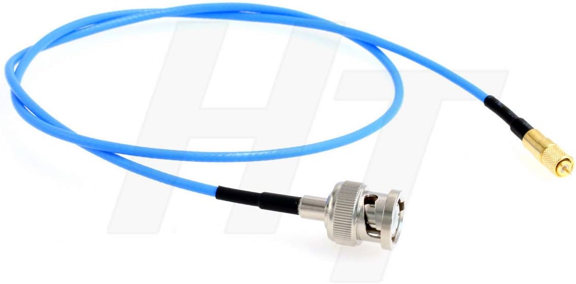 HangTon Accelerometer Transducer Acoustic Vibration Test BNC to Microdot 10-32 Cable (60cm/24inch), blue - Image 4