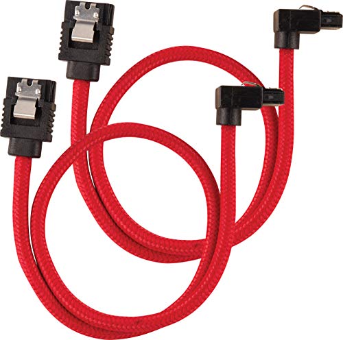 Câble SATA Corsair Premium rouge de 30 cm pour créer un ordinateur de jeu épuré