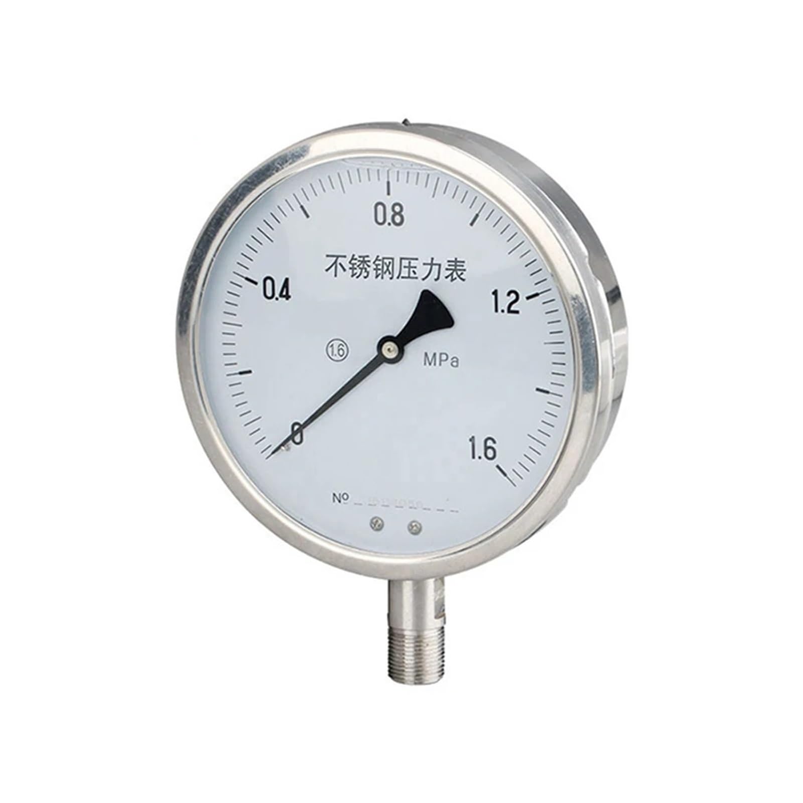 Manómetro PSI con conexión de rosca de instalación radial de 0~60Mpa y 100 mm