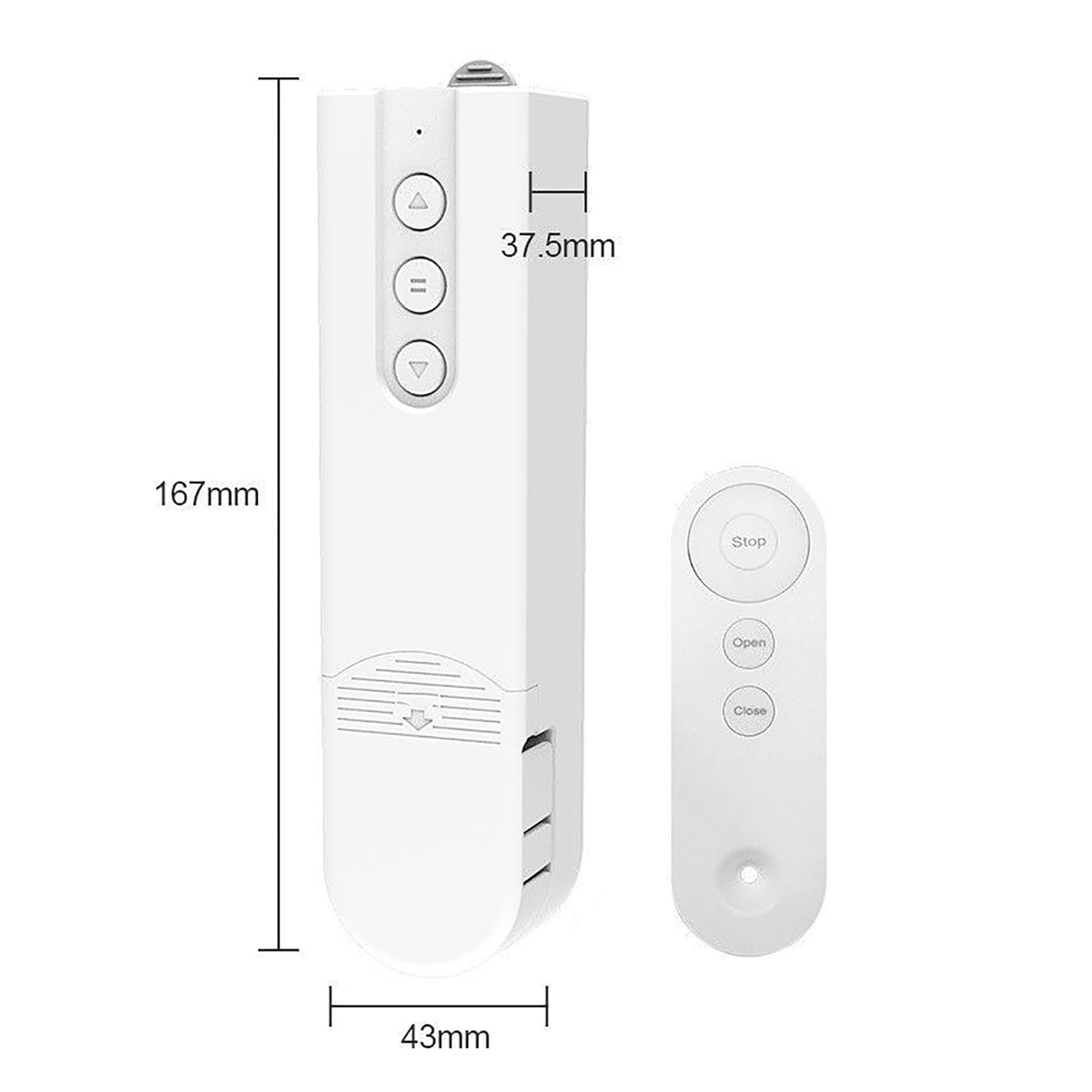 ERICAT Apritende Automatico, Robot Elettrico per Tende con App/Timer, Sollevamento Intelligente E Controllo Vocale Intelligente, Supporta Metodi di Controllo Multipli E Facile da Installare, per Casa