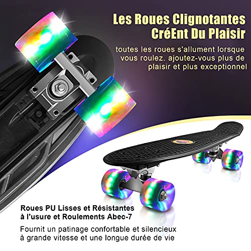 Skateboard Skateboard con ruote a LED Light Up e