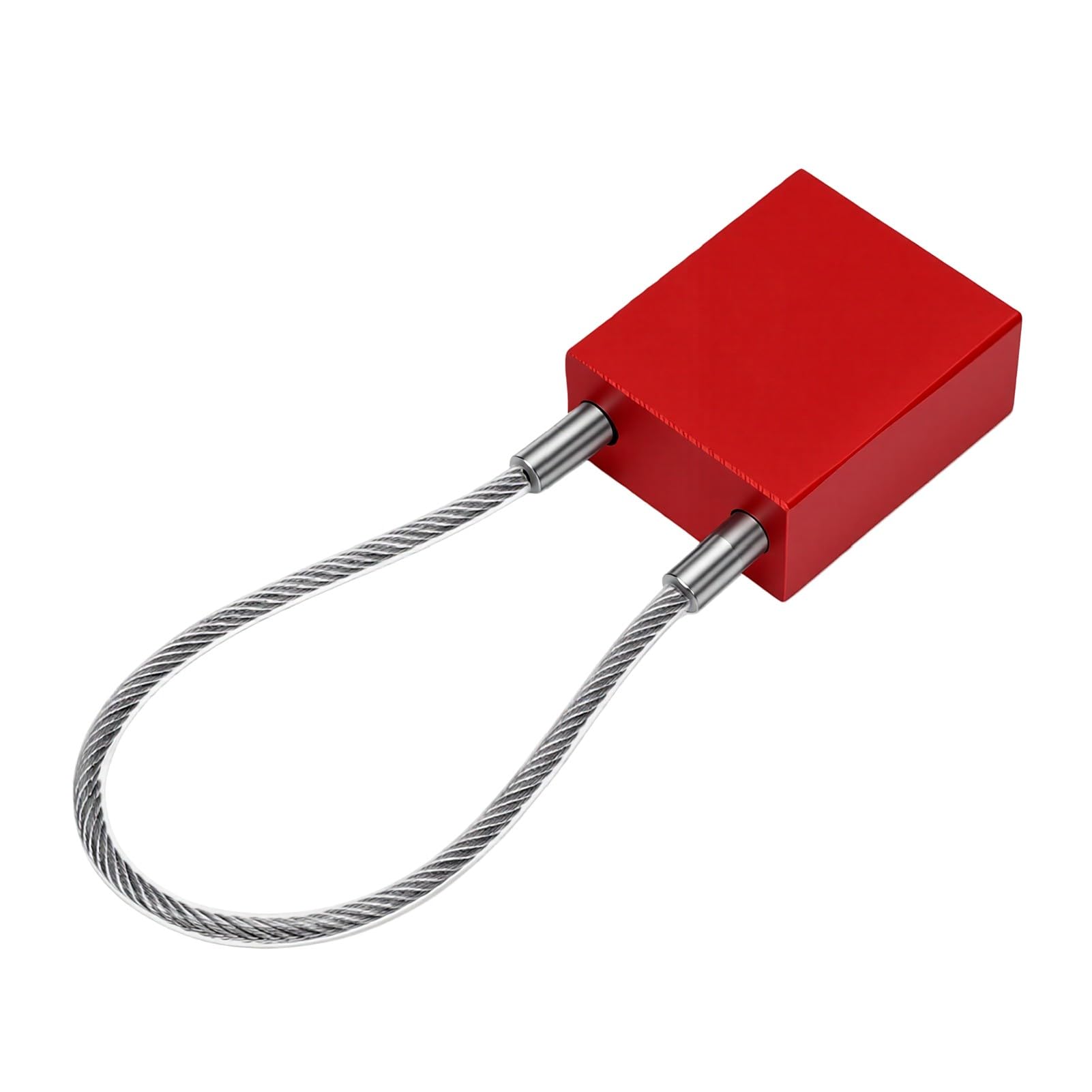 Hyuduo Zestaw Kłódek Kablowych Lockout Tagout z Regulowanym Kablem