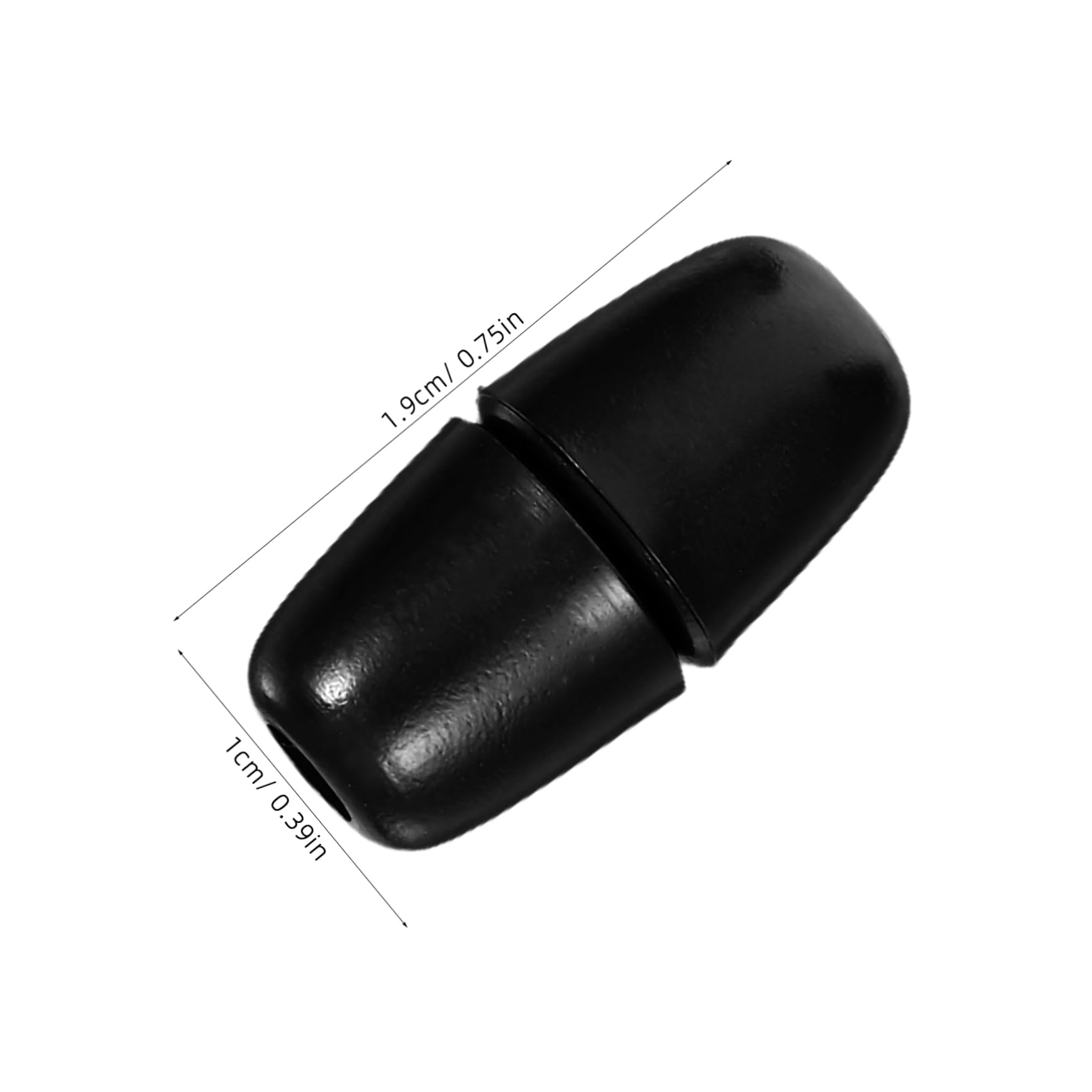 Gadpiparty 100Pcs Cord End Caps for Clothing Accessories Versatile Plastic Drawstring Plugs for Belts Shoelaces Pendants and More Durable Decorative Clasp Fasteners for Easy