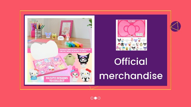 Hello Kitty Sanrio 3D Figurines Set 24 Pcs, Kuromi Cinnamoroll My
