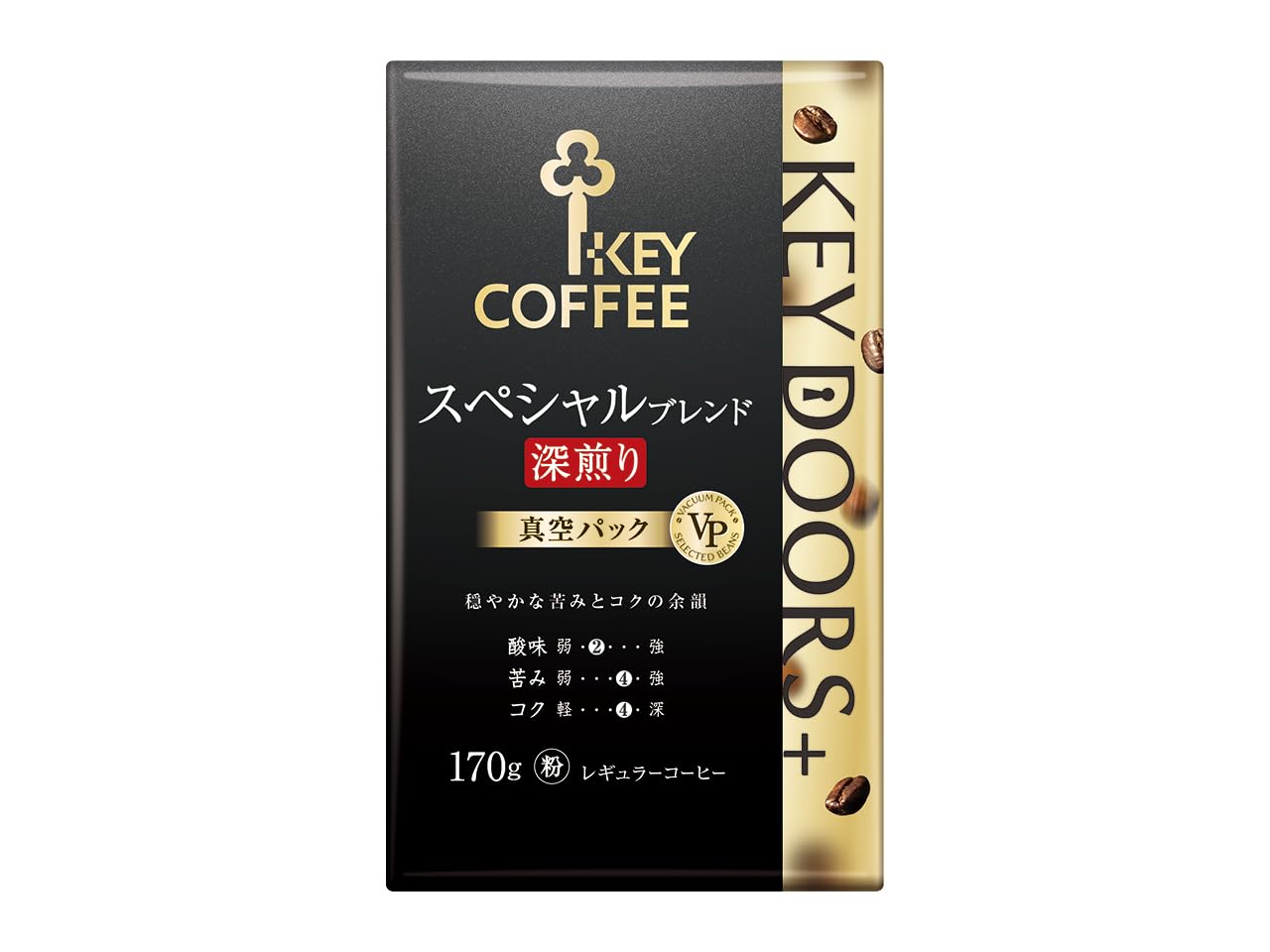 Amazon.co.jp: キーコーヒー KEY DOORS+ スペシャルブレンド 深煎り 粉