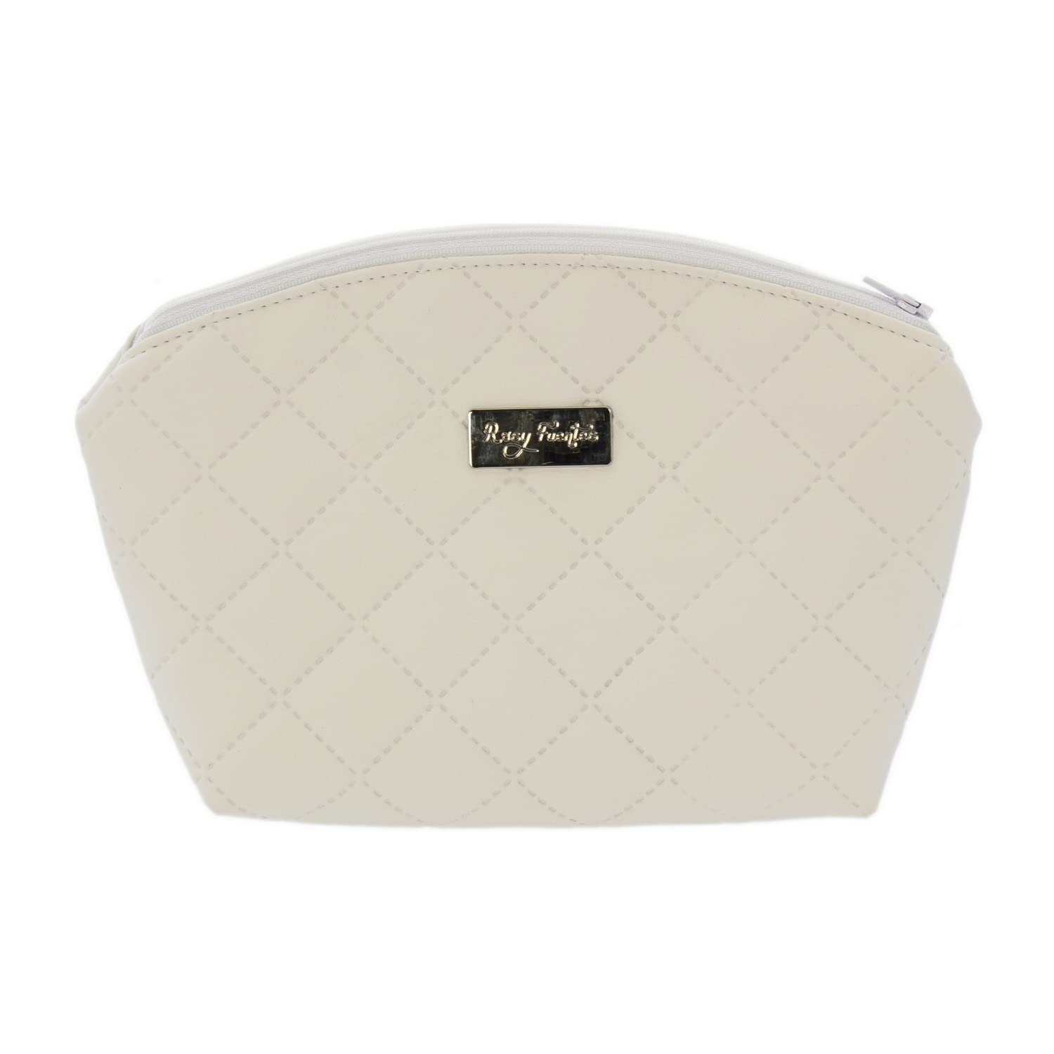 Rosy Fountains Hygiene Toiletry Bag – Baby Toiletry Bag – Zip Closure – Ideal for Storing Accessories – Stylish and Practical 0-White
