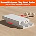 Polymer Clay Bead Roller- Round Polymer Clay Bead Roller, Bead Roller Clay,Polymer Clay Bead Maker for 6mm 8mm 10mm 12mm 14mm Diameter Bead Roller Clay Tool- 2Pcsk