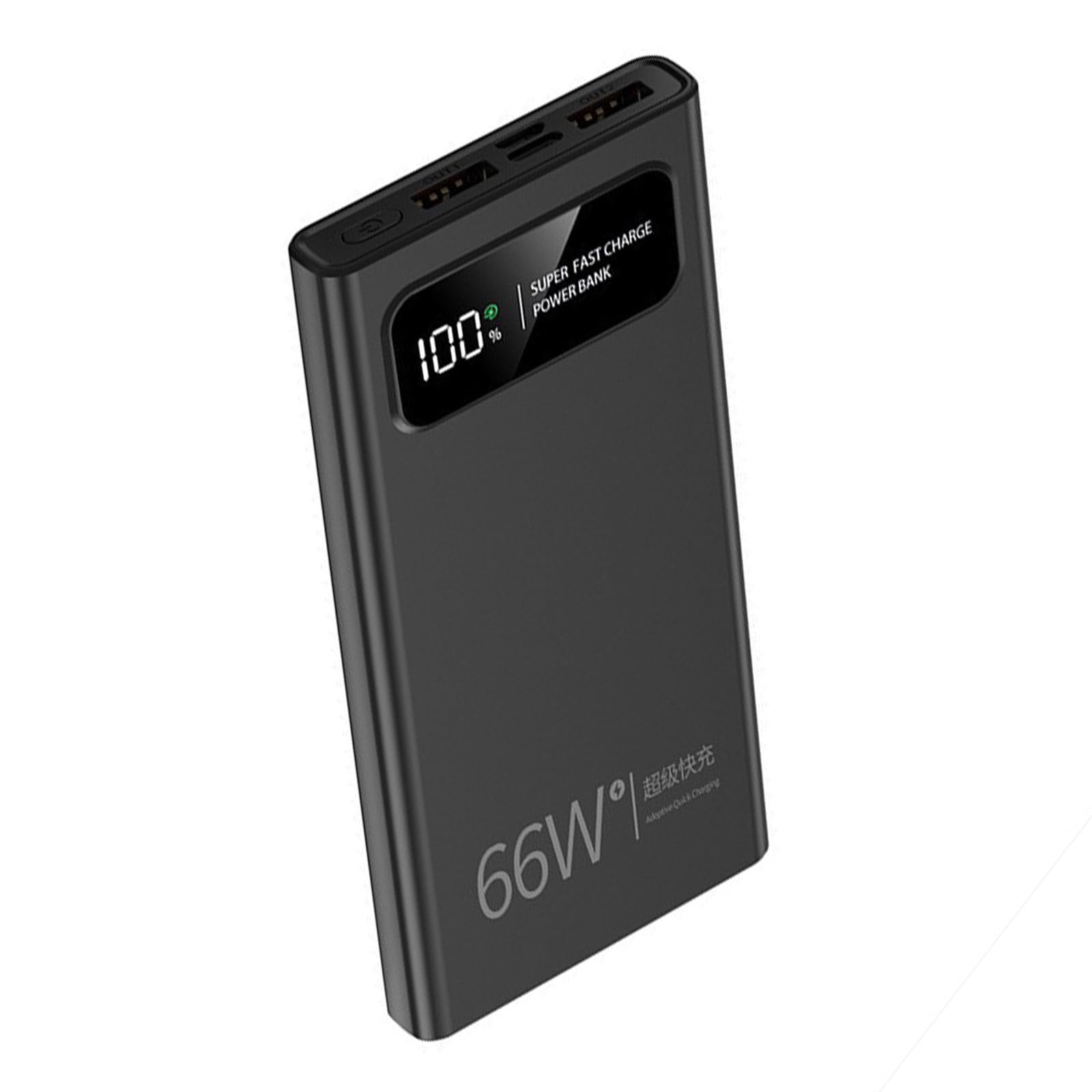 Adaptador de corriente móvil de 66 W, 20000/30000/40000 mA PD3.0 20 W, carga rápida bidireccional para estudiantes y viajeros