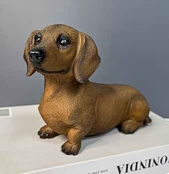 DAKSの置物 Amazon.co.jp: 【Russel】 オブジェ ダックスフンド 置物