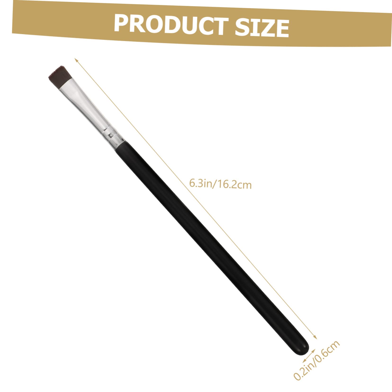 HAPINARY Essential Makeup Brush Kit 6pcs Eyebrow Brush Portable Cosmetics Tools