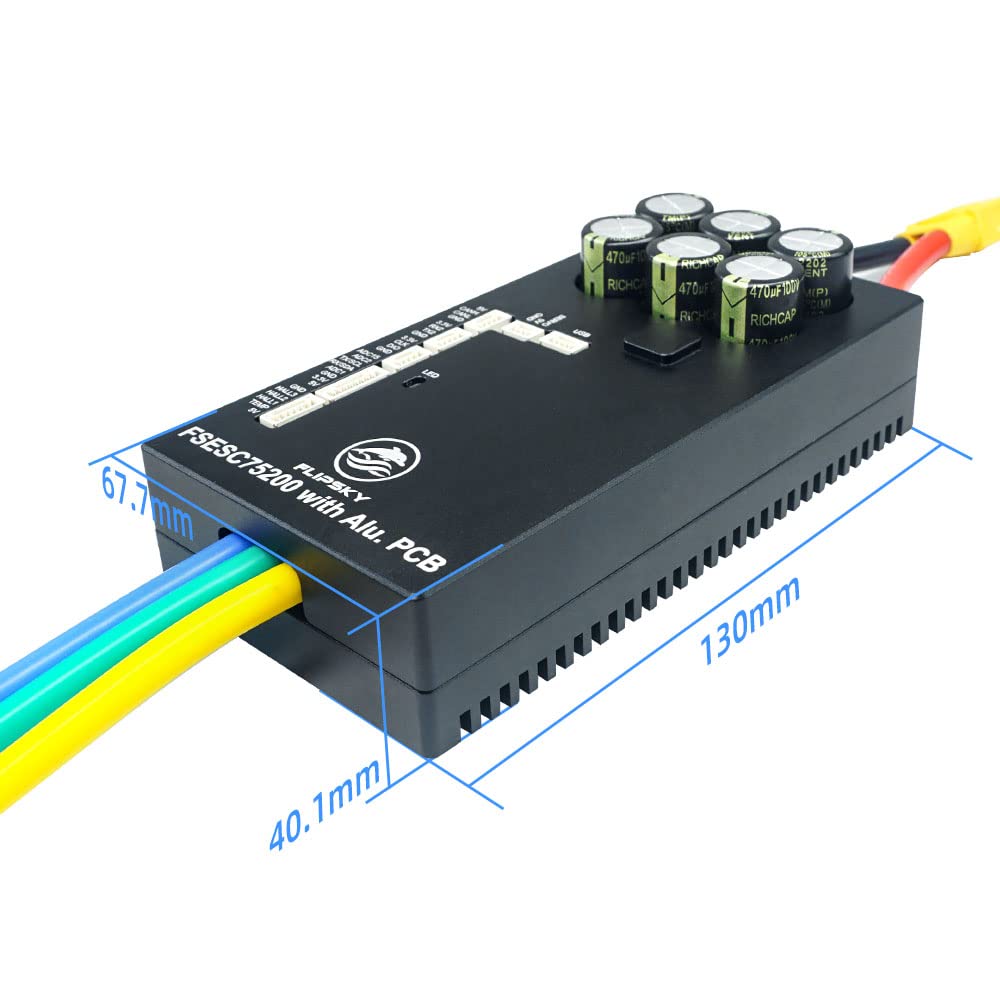 Amazon.com : FLIPSKY 75200 FOC 84V High Current Single ESC with