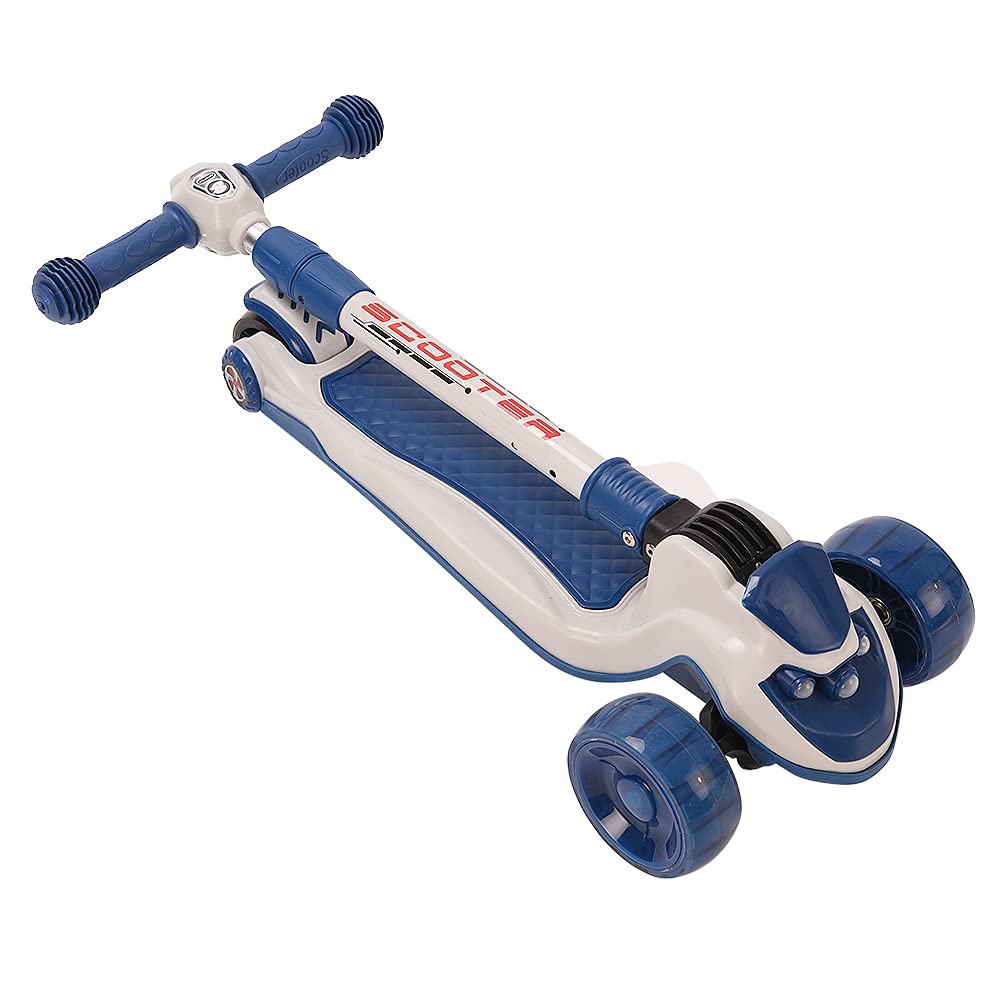 Kinderroller 3 Räder 2-8 Jahre - Faltbar Verstellbar Mit Blinkrädern