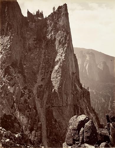 Impression sur toile Sentinel Rock Carleton E Watkins affiches et gravures de qualité 60x90