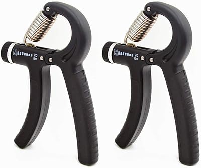 Set of 2 Hand Grip Tool, Adjustable Resistance 20 -110 lbs Strength Trainer, Wrist Finger Forearm Grip, Hand Therapy Set for Muscle Building and Injury Recovery