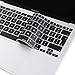 immagine 3MOSISO Tastiera Cover Solo Compatibile con MacBook Air 13 Pollici 2020 A2179 Backlit Tastiera Magica con Display Retina & Touch ID, Impermeabile Antipolvere Silicone Protettiva, Nero