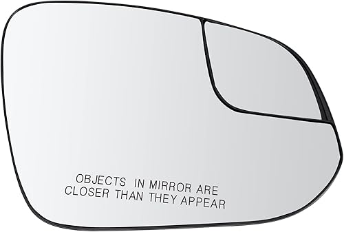 TRQ Espejo exterior de cristal derecho lado del pasajero para Toyota Rav4 16-18