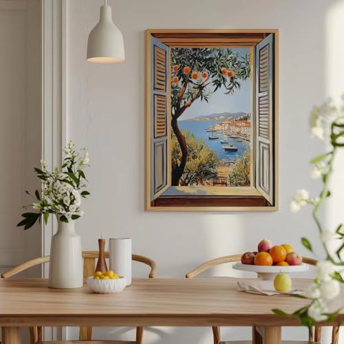 Estampe Henri Matisse décoration murale mer Méditerranée grand tableau salon moderne fauviste