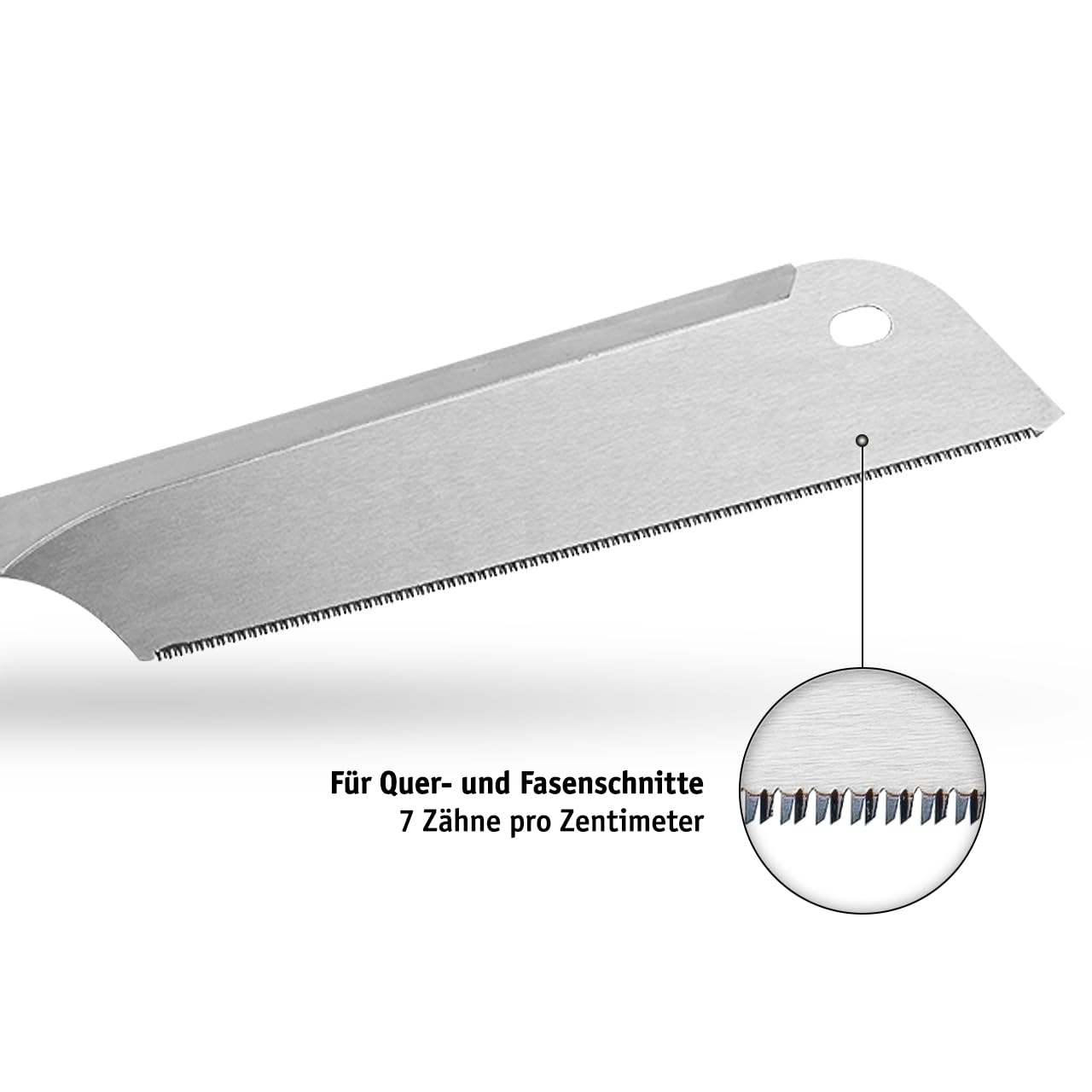 WALTER Japansägen-Set 2-teilig, biegsames Sägeblatt mit grober und feiner Zahnung