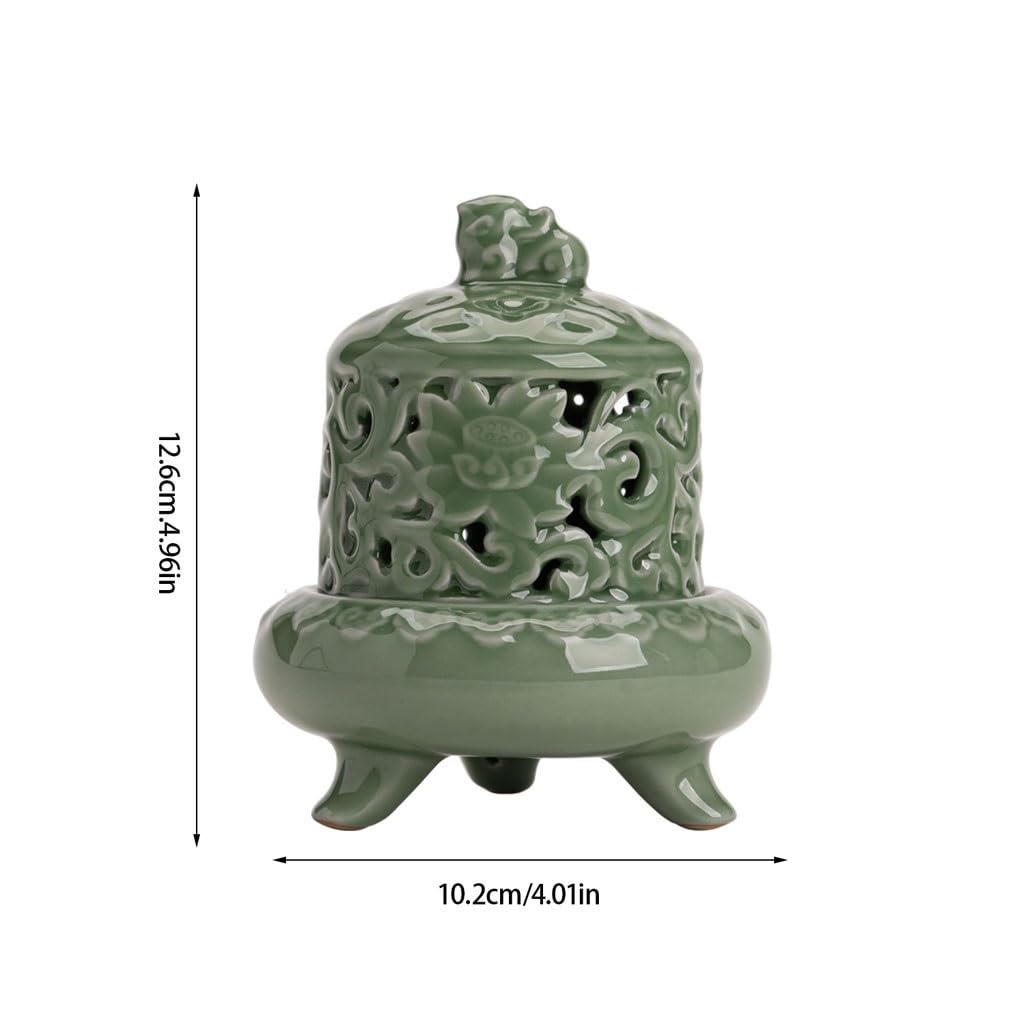 Uchwyt na kadzidełka kadzidełka kadzidełka wodospad ceramiczna taca na komary wewnętrzna aromaterapia kuchenka taca domowe pudełko na kadzidełka chiński styl ozdoby kadzielnica z przepływem wstecznym