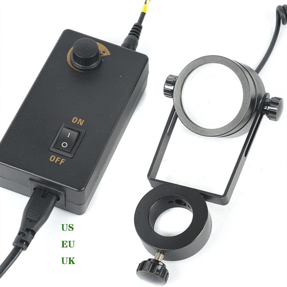 Microscope Microscope Oblique Light Source Stereo Microscope Side Light Source Fill Light 26mm/33mm Oblique Light Source 28 LED Adjustable Auxiliary Light Source(26mm)