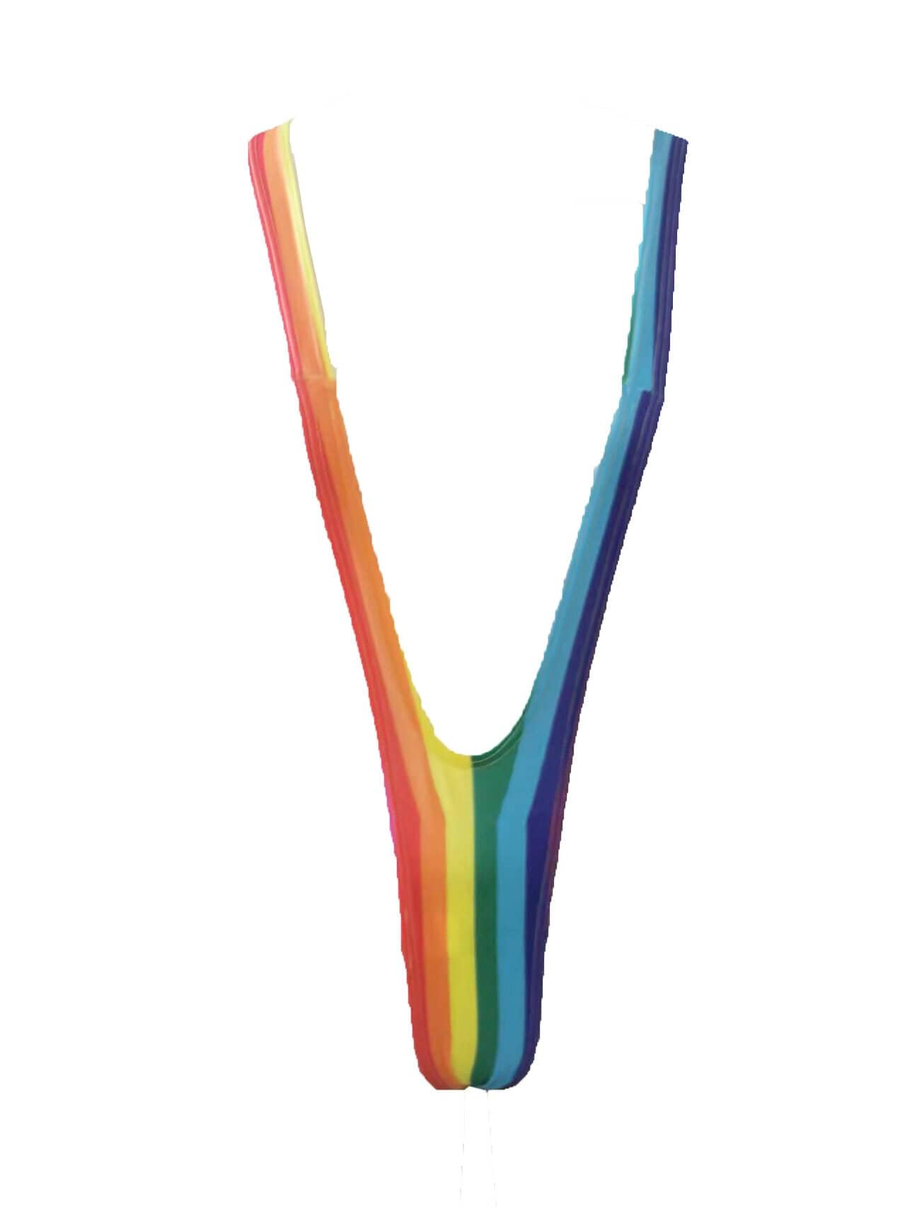 Zac's Alter Ego Multicoloured Rainbow Mankini
