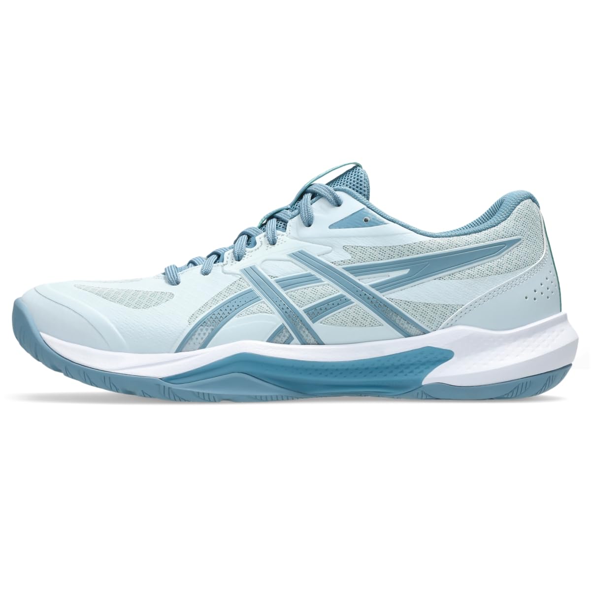ASICS Men's Gel-Tactic 13 Court Shoes,7,Cool Grey/SABA Blue