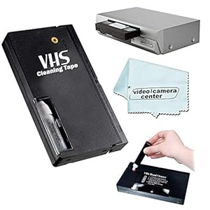 VHS Video Wet Head Cleaner Tape + 1 VCC113 Microfiber