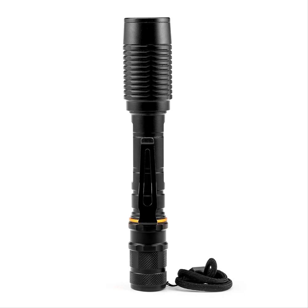 BAJIE Linterna T6 Linterna LED 5 Modos Antorcha de Zoom Ajustable 4X18650 Baterías Camping Lámpara de Trabajo Linterna de luz Estados Unidos