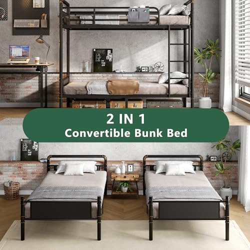 Jocoevol Twin Over Twin Bunk