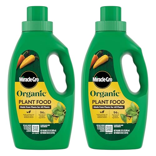 Miracle-Gro Organic Plant Food, 32 fl. oz. (2-Pack)