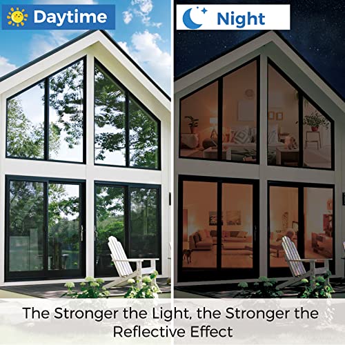 Lifetree Reflective One Way Window Film Privacy: Mirror Window Tint Film Heat Control Sun Blocker - Image 3