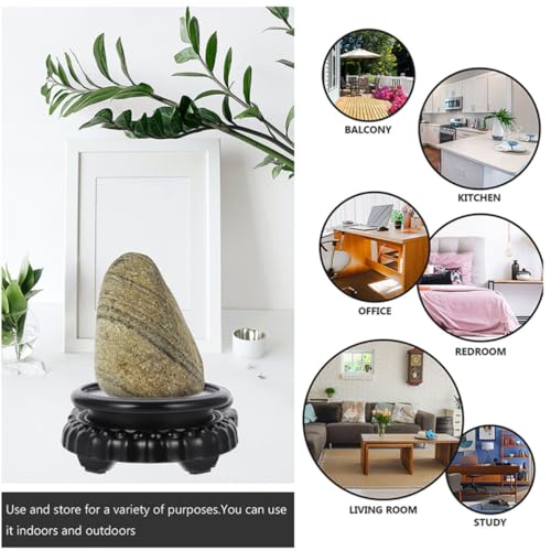 Support pour plantes evitant les taches d'eau grace a sa base de pot de fleurs rustique - 8