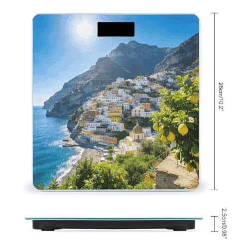 Báscula Digital de Baño Smart Amalfi de Vidrio Templado miniatura 2