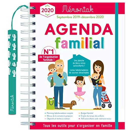 Agenda familial Mémoniak 2019-2020