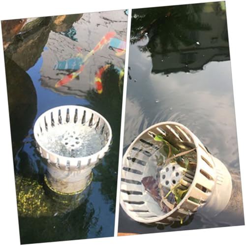 Cesta de skimmer COLLBATH para recolectar hojas y residuos con drenaje integrado 4